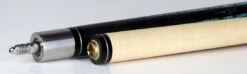 Pechauer Pro Series Ebony Stained Maple With Turquiose Points Pool Cue - P19C-TQ -Seyberts Sale Store P19C TQ BS2