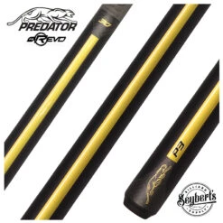 Predator 30th Anniversary Limited Edition P3 Racer Gold Uniloc No Wrap Pool Cue - P3RACGOLDNW