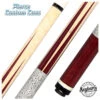 Pierce Custom Birdseye Maple And Purpleheart Pool Cue With Linen Wrap -Seyberts Sale Store PC1300PH 850