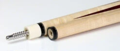 Pierce Custom Birdseye Maple And Purpleheart Pool Cue With Linen Wrap -Seyberts Sale Store PC1300PH BS2