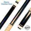 Jim Pierce Custom Cues - 12 Point With Ebony And Curly Maple- (2) Maple Shafts -Seyberts Sale Store PC2700EB6P 850