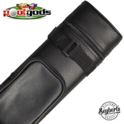 Pool Gods Silk Sleeve Black 2x2 Hard Pool Cue Case - PJ22