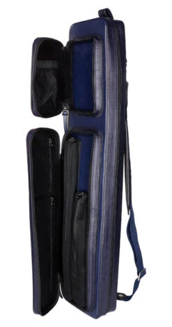 Triple 60 Fedor Gorst Limited 4X8 Custom Two-Tone Blue Leather Butterfly Soft Cue Case -Seyberts Sale Store POCKETS