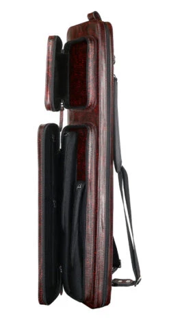 Triple 60 Margaret Styer Limited Edition 3x6 Signature Two-Tone Burgundy/Red Leather Butterfly Soft Cue Case -Seyberts Sale Store POCKETS 5889d713 bef4 46bc ae9d 236e6d1629bf