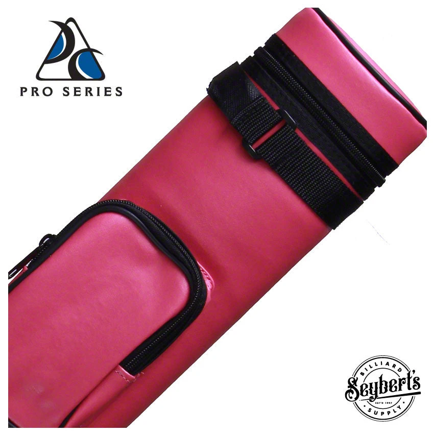 Pro Series Traditional Pink 2x2 Hard Pool Cue Case - PR22VPK 1 Pro Series Traditional Pink 2x2 Hard Pool Cue Case - PR22VPK