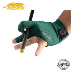 Predator Second Skin Pool Cue Gloves - Left Hand -Seyberts Sale Store PREDGGRN 850