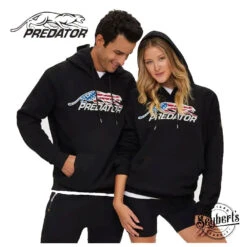 Predator Black W/ USA Logo Hoodie