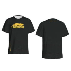 Predator Tech Tee Black With Yellow Logo T-Shirt -Seyberts Sale Store PREDTSTTYEL DOUBLE