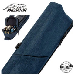 Predator Urbain Blue Top Zipper 2x4 Hard Pool Cue Case -PREU2X4BLH