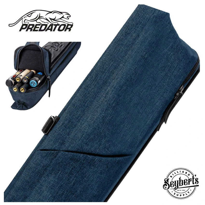 Predator Urbain Blue Top Zipper 2x4 Hard Pool Cue Case -PREU2X4BLH 1 Predator Urbain Blue Top Zipper 2x4 Hard Pool Cue Case -PREU2X4BLH