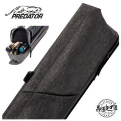 Predator Urbain Dark Grey Top Zipper 2x4 Hard Pool Cue Case - PREU2X4GRH