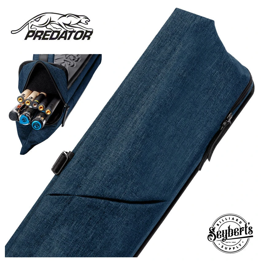 Predator Urbain Blue Top Zipper 3x5 Hard Pool Cue Case - PREU3X5BLH 1 Predator Urbain Blue Top Zipper 3x5 Hard Pool Cue Case - PREU3X5BLH