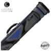 Lucasi Hybrid Rival Grey And Blue 3x4 Pool Cue Case - PXC2034