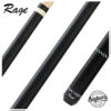 Rage Black Checkers Wrapless Play Cue -Seyberts Sale Store RG01 850