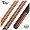Rage Copper Racing Stripe Pool Cue - RG103