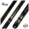 Rage Black With Natural And Green Points Pool Cue - RG186 -Seyberts Sale Store RG186
