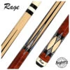 Rage Brown 6 Point Graphic Pool Cue - RG218 -Seyberts Sale Store RG218 850