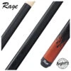 Rage Matte Black Forearm And Orange Flames Pool Cue With Black Linen Wrap -Seyberts Sale Store RG52 850