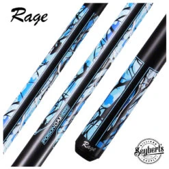 Rage Blue Poison Oak Camo Pool Cue - RGCB