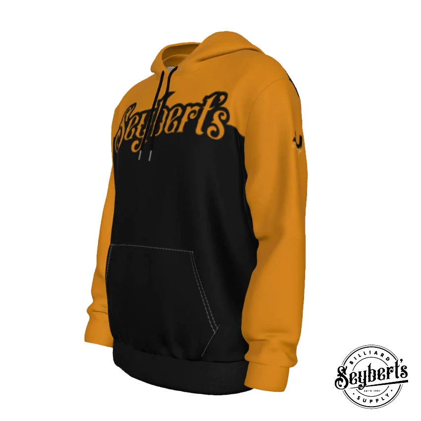 Seybert's Black And Gold Shadow Hoodie 3 Seybert's Black And Gold Shadow Hoodie - Image 3