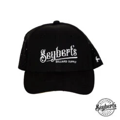 Seybert's Embroidered Logo Black Perforated Hat