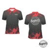 Seybert's Black And Red Splash Polo