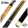 Schon SP Turquoise Cue - Dark Stained - SP1801TURDS