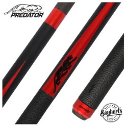 Predator SP2 Matte Black Forearm With Red Points Limited Pool Cue - SP2RED1