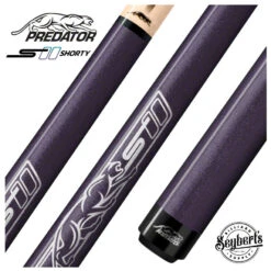 Predator Sport Shorty / Junior Purple No-Wrap Pool Cue - SPOJUNPURNW