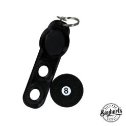 Super Shot Joint Protector Holder- Black Apple Air Tag 8 Ball -Seyberts Sale Store SSJPHBK8BALL 851