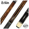 Schon STL Series Pool Cue - Dark Stain - STL13DS