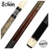 Schon STL Series Gray Stained With Red Points Pool Cue - STL6GYRD -Seyberts Sale Store STL6GYRD 850