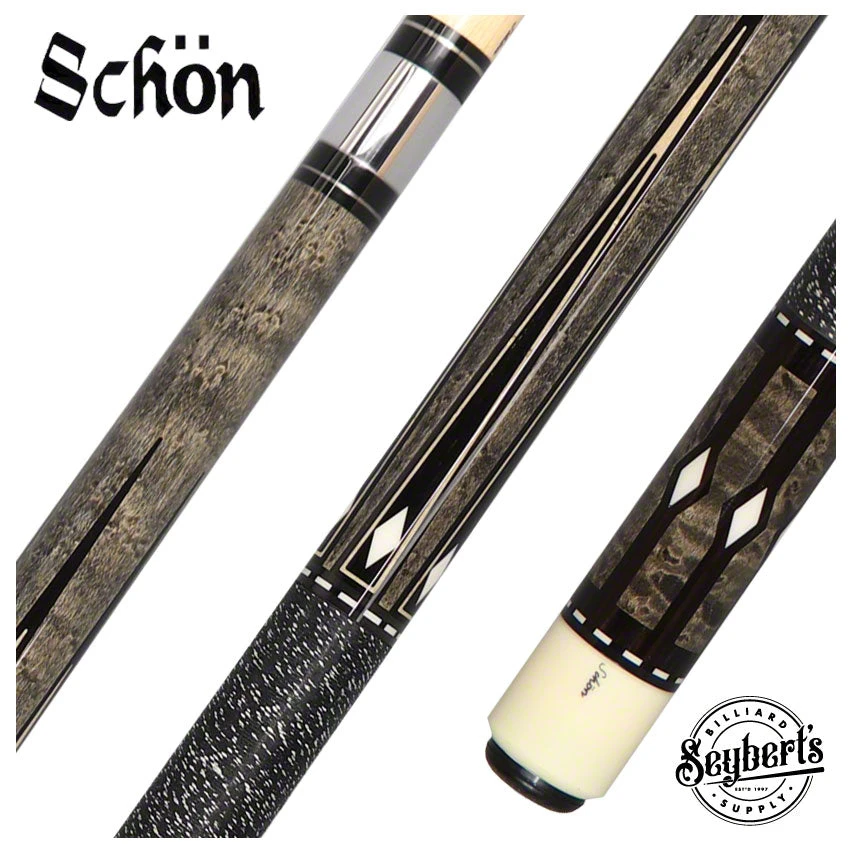Schon STL Series Gray Pool Cue - STL8GRY 1 Schon STL Series Gray Pool Cue - STL8GRY