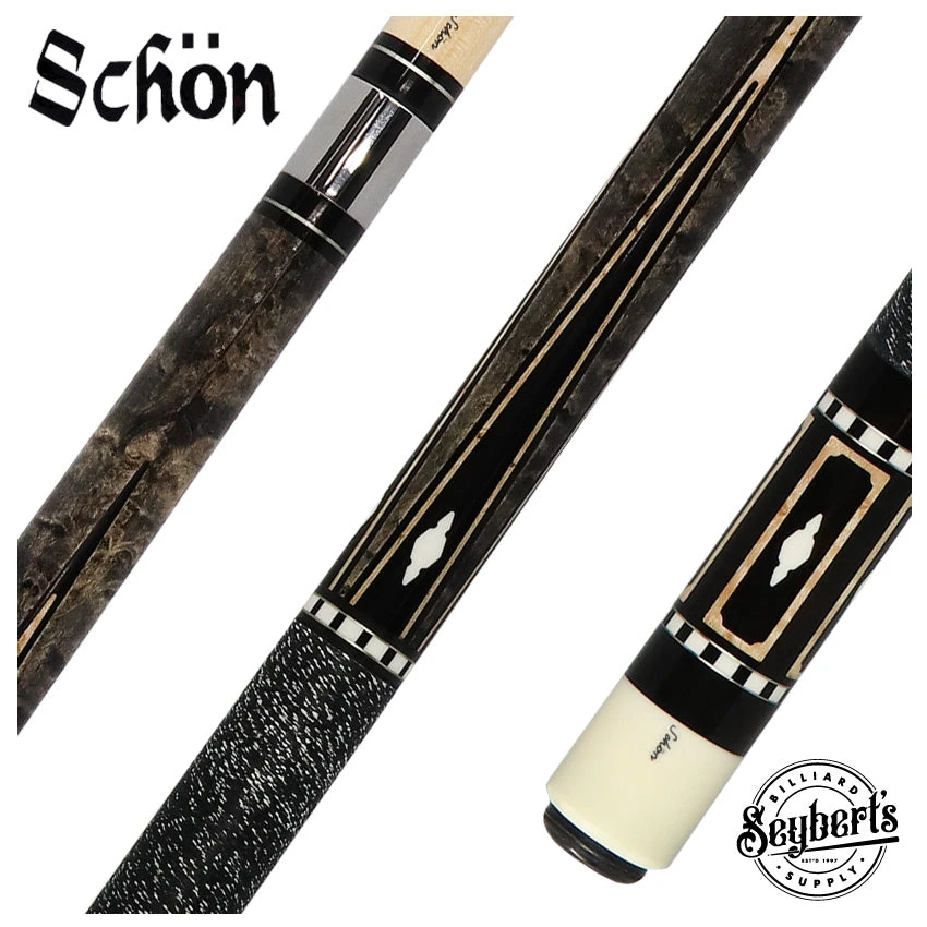Schon STL Series Pool Cue - STL9GY 1 Schon STL Series Pool Cue - STL9GY