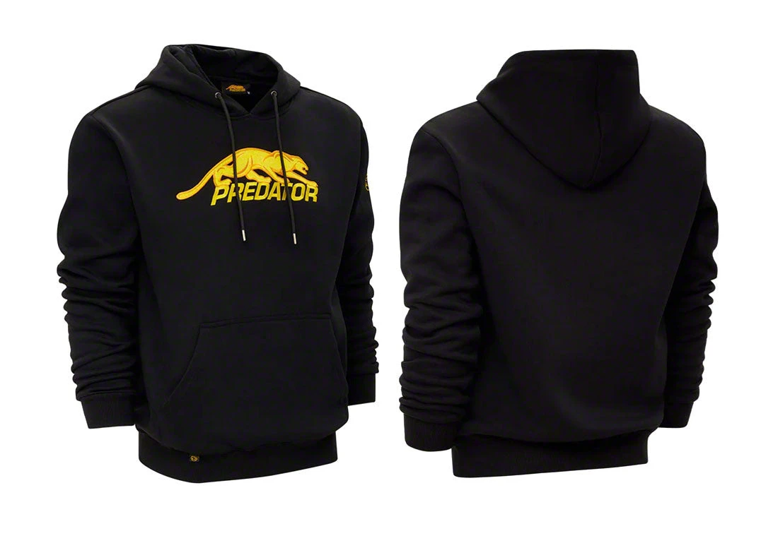 Predator Black W/ Yellow Logo Hoodie 2 Predator Black W/ Yellow Logo Hoodie - Image 2
