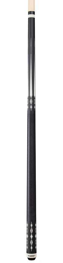 Players Energy Series Matte Black With White And Silver Graphic Pool Cue With Black Linen Wrap 4 Players Energy Series Matte Black With White And Silver Graphic Pool Cue With Black Linen Wrap - Image 4