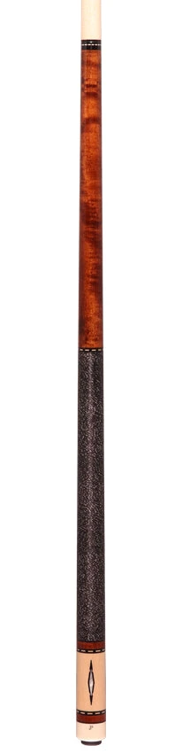 Pechauer JP T Series Chestnut-Stained Maple Pool Cue With Linen Wrap 5 Pechauer JP T Series Chestnut-Stained Maple Pool Cue With Linen Wrap - Image 5