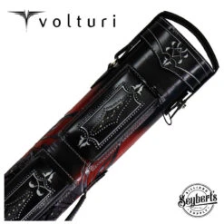 Volturi Custom Batman Red 4x8 Hard Pool Cue Case - VCBATMAN4X8R