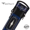 Volturi Custom Brogue Blue 3x6 Hard Pool Cue Case - VCBS3X6BLBLK -Seyberts Sale Store VCBS3X6BLBLK