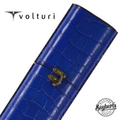 Volturi Fellini Style Blue 2x2 Hard Pool Cue Case - VCFS2X2BLUE
