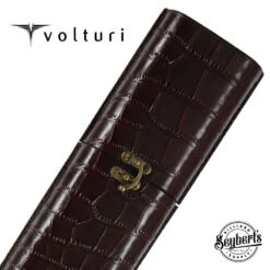 Volturi Fellini Style Cognac 2x2 Hard Pool Cue Case - VCFS2X2COG