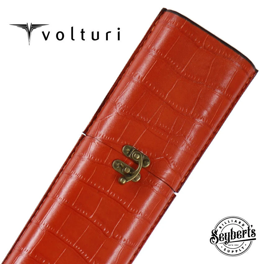 Volturi Fellini Style Orange 2x2 Hard Pool Cue Case - VCFS2X2OR 1 Volturi Fellini Style Orange 2x2 Hard Pool Cue Case - VCFS2X2OR