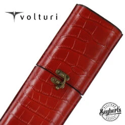 Volturi Fellini Style Red 2x2 Hard Pool Cue Case - VCFS2X2RED