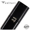 Volturi Fellini Style Smooth Black 2x2 Hard Pool Cue Case - VCFS2x2BKSM