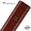Volturi Fellini Style Saddle Tan 2x2 Hard Pool Cue Case - VCFS2X2STAN