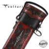 Volturi Custom Venice Black/Red 3x6 Hard Pool Cue Case - VCVS3x6BLKRED -Seyberts Sale Store VCVS3X6BLKRED