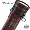 Volturi Custom Venice Black/Red 4x8 Hard Pool Cue Case - VCVS4X8BLKRED -Seyberts Sale Store VCVS4X8BLKRED