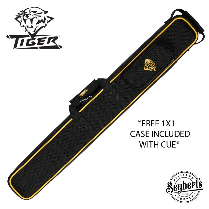 Tiger Limited Edition White Tiger Pool Cue - Fortis Pro Carbon Fiber Shaft And Tiger 1x1 Case - WT-1P 2 Tiger Limited Edition White Tiger Pool Cue - Fortis Pro Carbon Fiber Shaft And Tiger 1x1 Case - WT-1P - Image 2