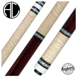 Ariel Carmeli Custom Cocobolo Curly Maple Pool Cue
