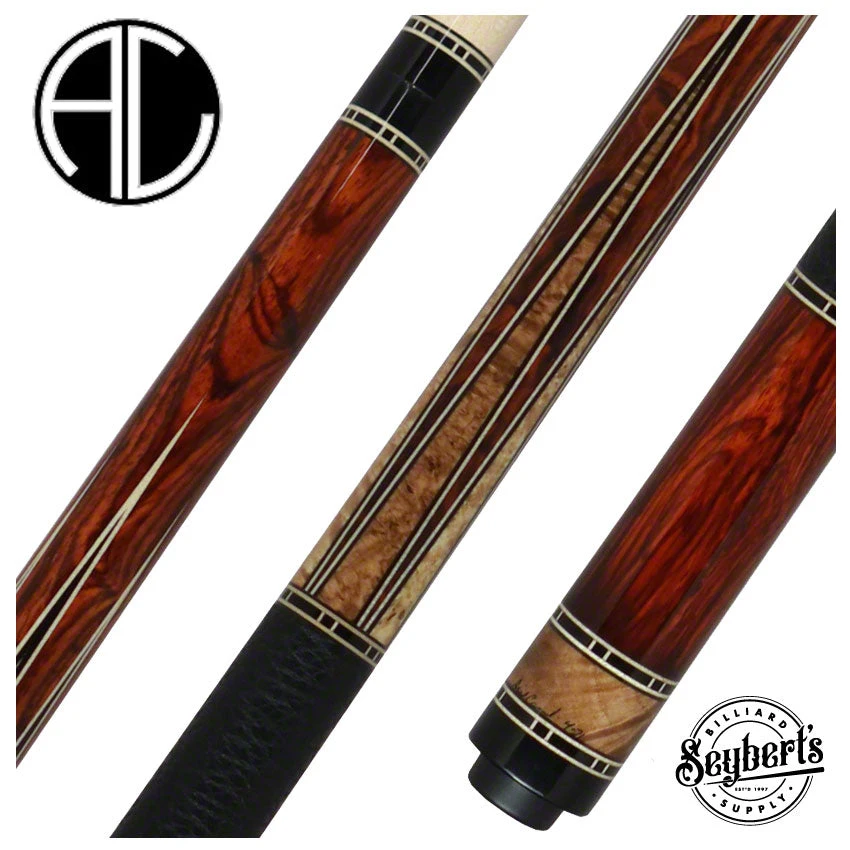 Ariel Carmeli Custom 6 Point Cocobolo Play Cue 1 Ariel Carmeli Custom 6 Point Cocobolo Play Cue